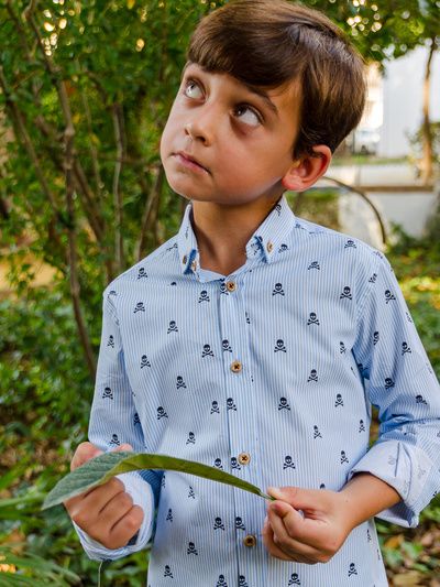 CAMISA NIÑO ESTAMPADA CALAVERA